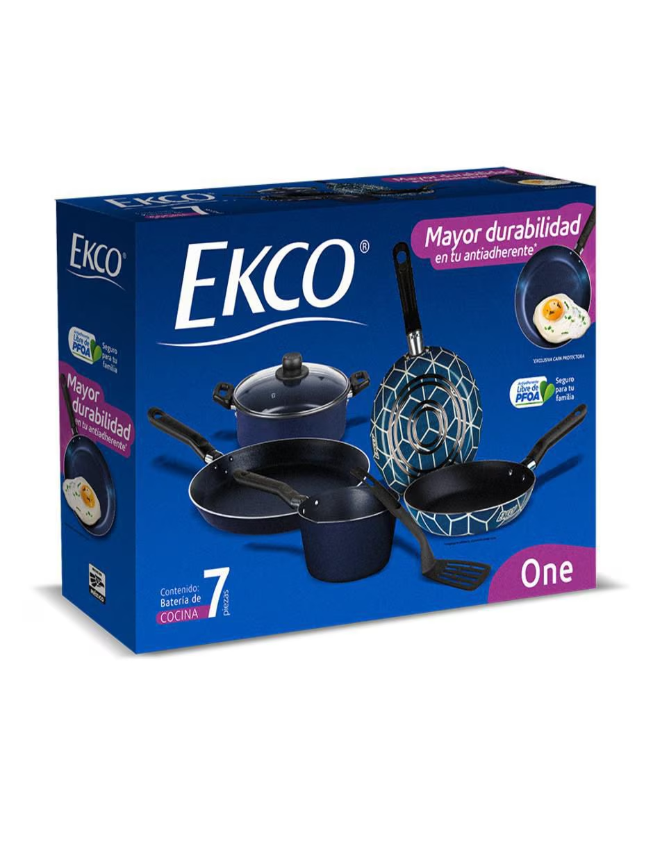 EKCO BATERIA  ONE 7PZ AZUL