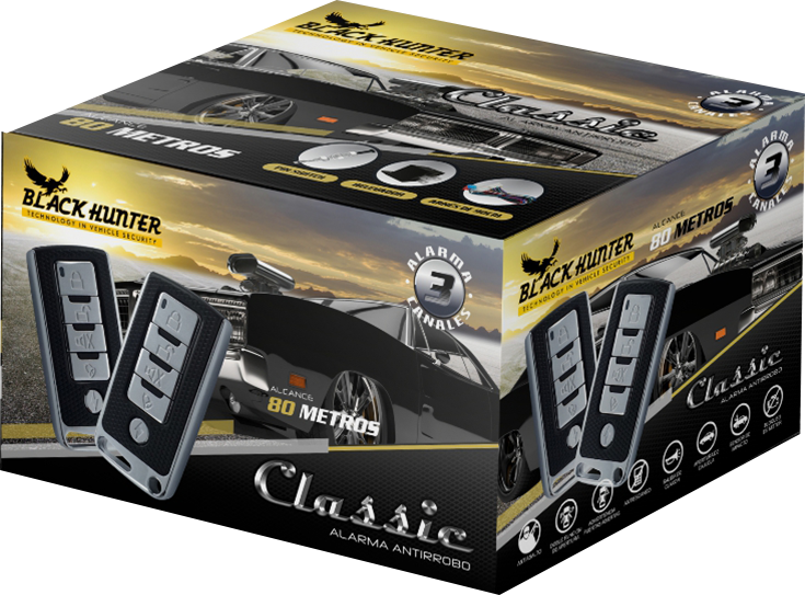 BLACK HUNTER ALARMA CLASSIC C/RELEVADOR