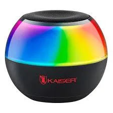 KAISER BOCINA LUZ RGB CON RECAR/BT/USB