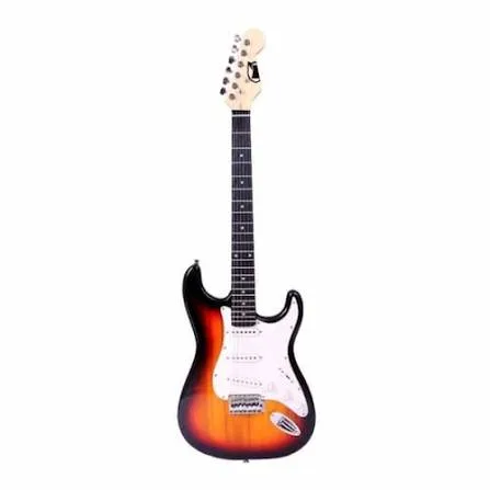 KAISER  GUITARRA  ELECTRICA  STRATOCASTER 39´´  DE MADERA  3 PASTILLAS  - 22 TRASTES