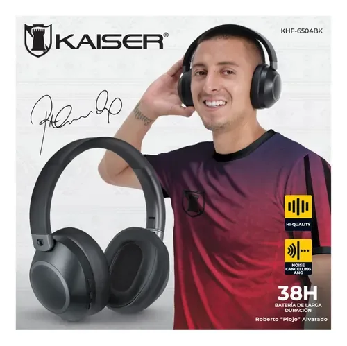 KAISER AUDIFONO DE DIADEMA CON BT/RECARGABLE EXTRA CONFORT / MANOS LIBRES