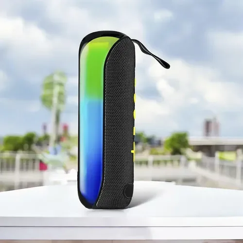 KAISER BOCINA PORTATIL CON LUZ FLAMA, FM/USB/BT/SD