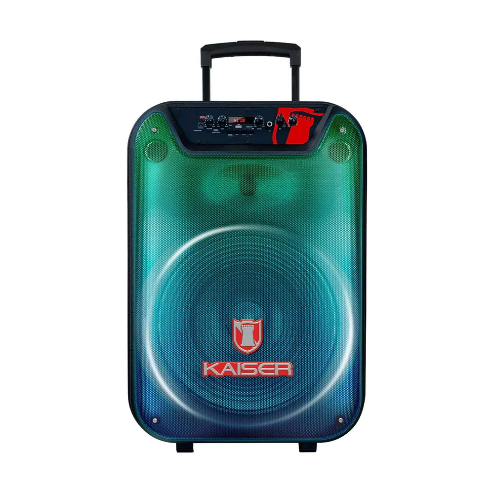 KAISER BOCINA 15" /RECAR/BT/FM/USB/M 1 MIC ALAM