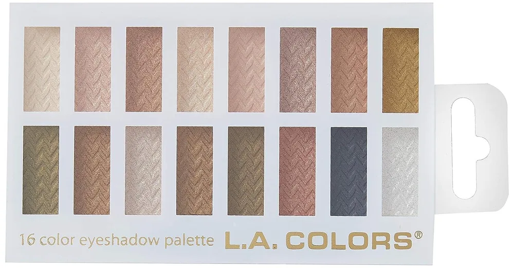 L.A. COLORS  SOMBRAS PARA OJOS 16 COLORES