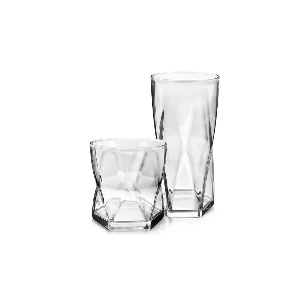 LIBBEY JGO DE VASOS ROMBUS 8PZS