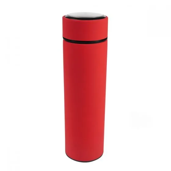 TERMO VAGAN ROJO 500ML ACERO INOXIDABLE / PLASTICO