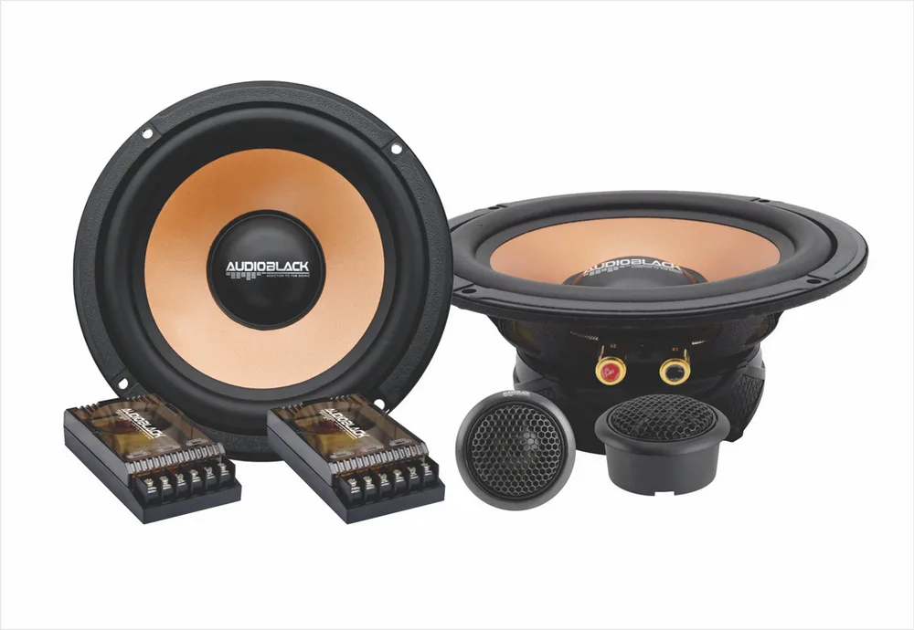 AUDIOBLACK COMPONENTS 6.5'', CROSSOVER Y TWEETER 1200W