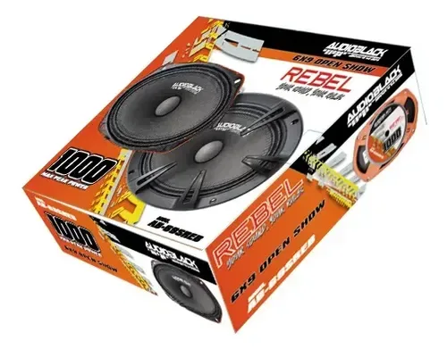 AUDIO BLACK  BOCINA  6X9 , 1000W MAX POWER, RMS