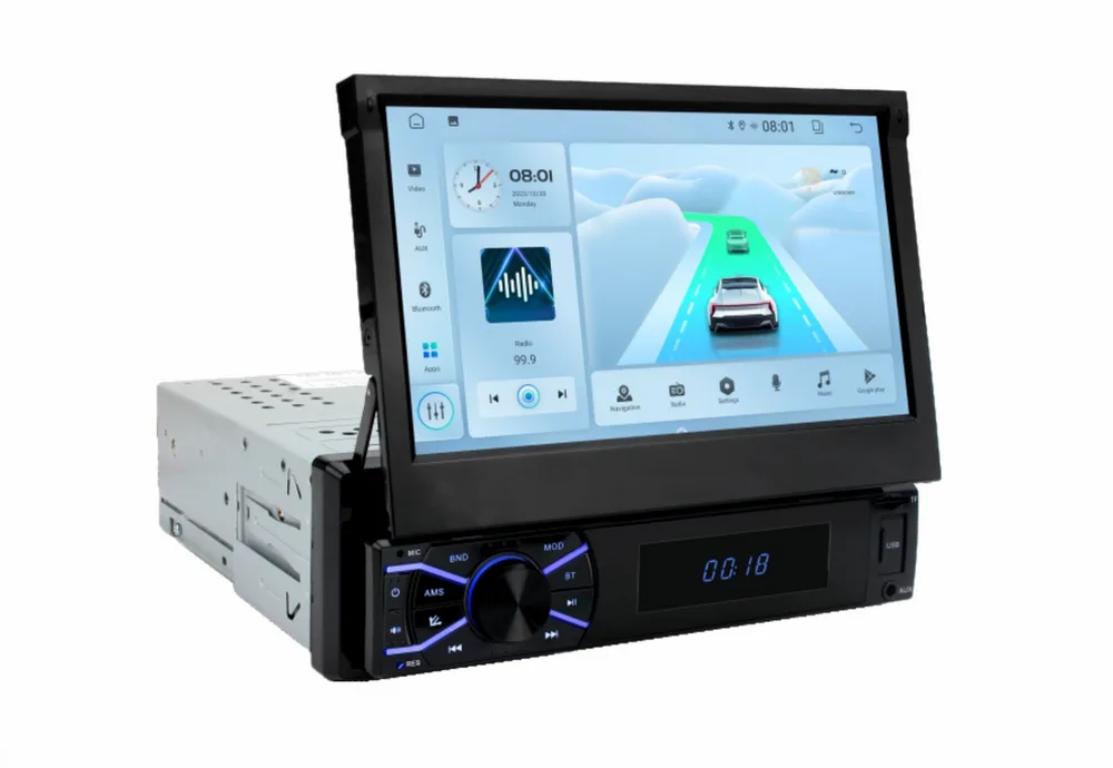 AUDIOBLACK ESTEREO DE PANTALLA MOTORIZADO 7 INCH CAR PLAY