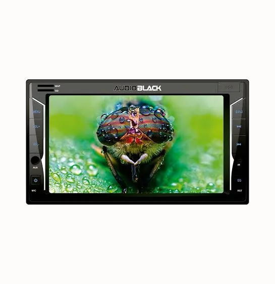 AUDIO BLACK ESTEREO 2 DIN, MIRROR LINK,ANDROID, BT,MP5,AM,FM