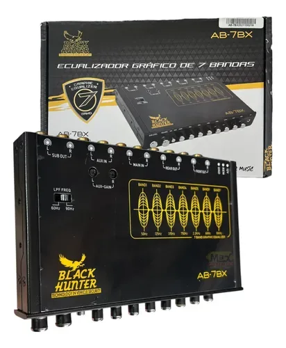 AUDIO BLACK ECUALIZADOR DE 7 BANDAS