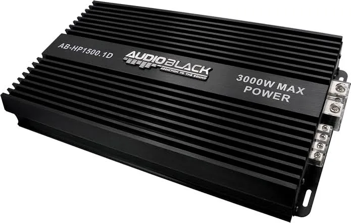AUDIO BLACK AMPLIFICADOR 1500.1D,3000W,1500 RMS,90DB,HIGH PE