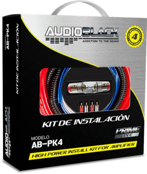 AUDIO BLACK KIT DE INSTALACION CALIBRE 4