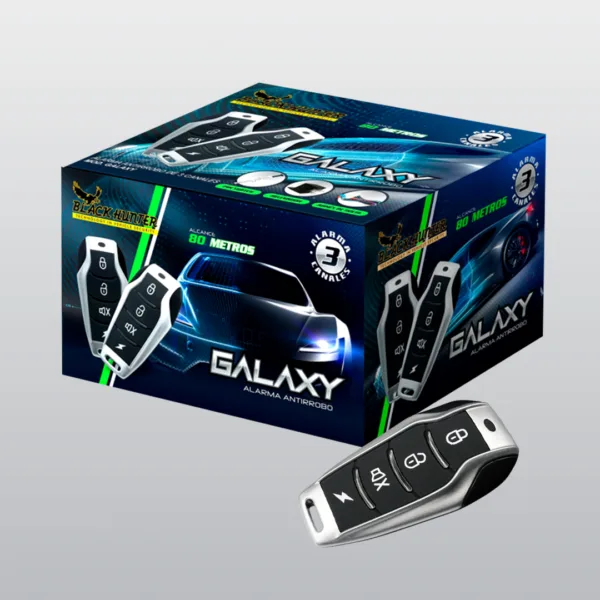 BLACK HUNTER ALARMA GALAXY C/RELEVADOR