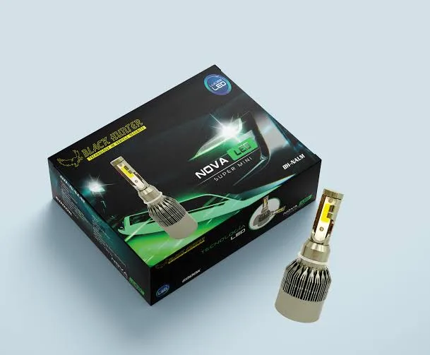 BLACK HUNTER LUZ LED 5202, 12V/40W, 8000LM,  6000K.   SERIE NOVA