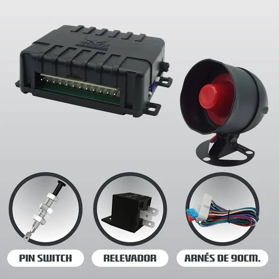 BLACK HUNTER ALARMA VORTEX C/RELEVADOR