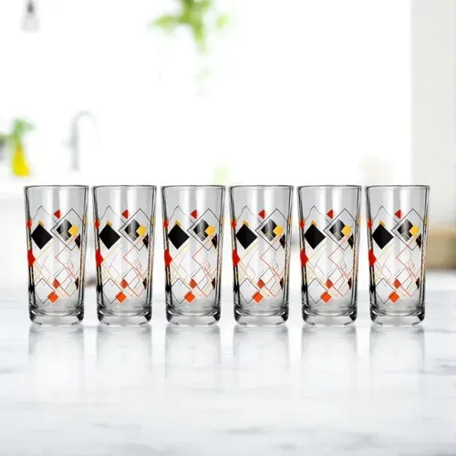 CRISA JGO 6 VASOS GEOMETRICOS CRISTAL