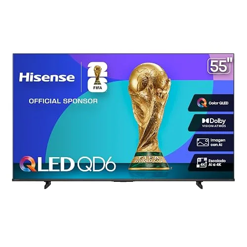 HISENSE TV 55" SMART  QLED FIRETV 3840x2160