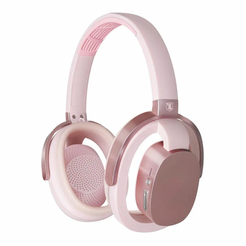 KAISER AUDIFONO DE DIADEMA EXTRA CONFORT  RECARGABLE/BT/MANOS LIBRES COLOR ROSA