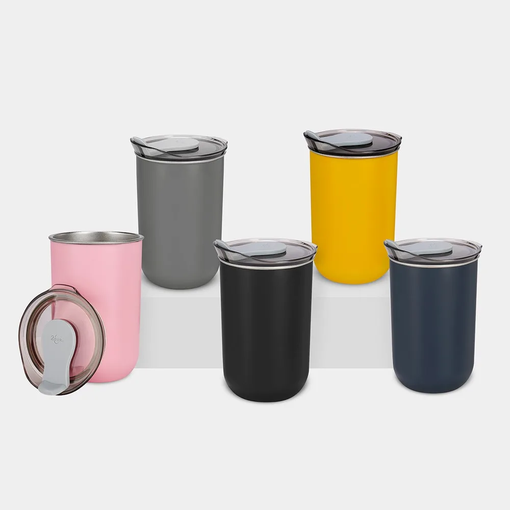 TERMO CON TAPA DE PLASTICO 300ML