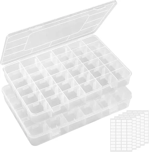 CAJA PLASTICA 16IN CON COMPARTIMIENTOS